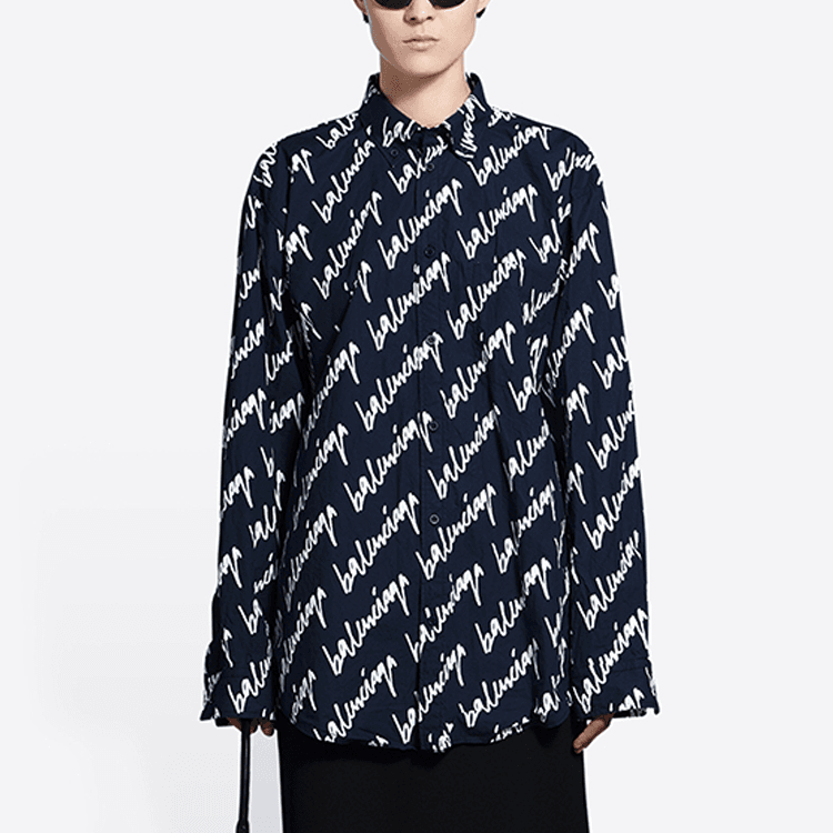 Блузка Balenciaga SS22 Logo - изображение 3