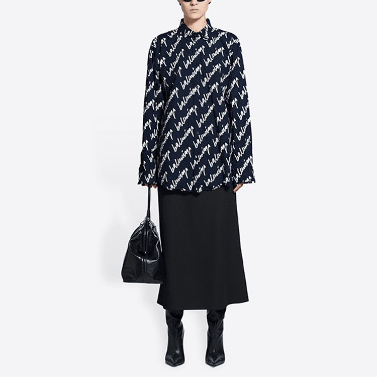 Блузка Balenciaga SS22 Logo - изображение 4