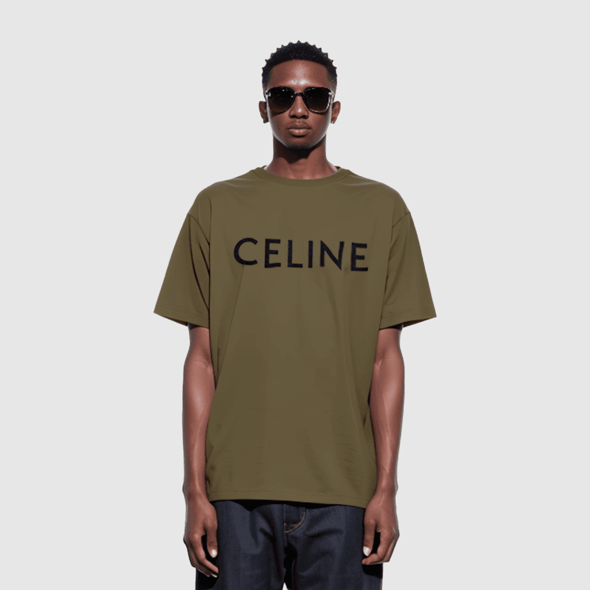 Футболка CELINE Logo Print T-Shirt - изображение 4