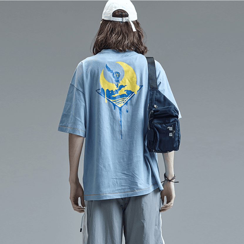 Футболка Guuka x SANK TOYS Blue Tee - изображение 6