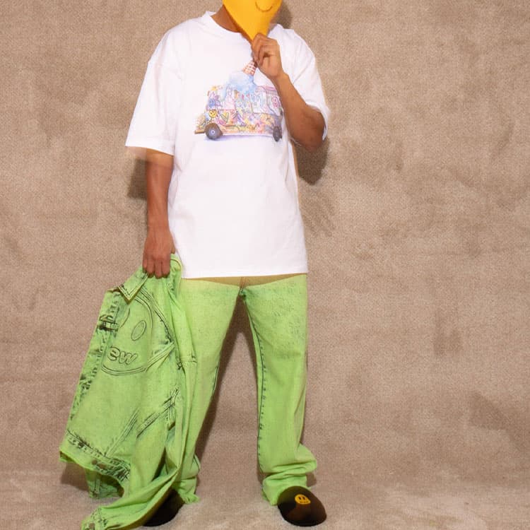 Футболка Drew House Ice Cream Truck Ss Tee White - изображение 6