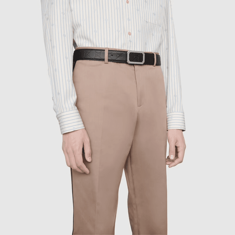 Ремень Gucci Logo Signature Belt - изображение 5