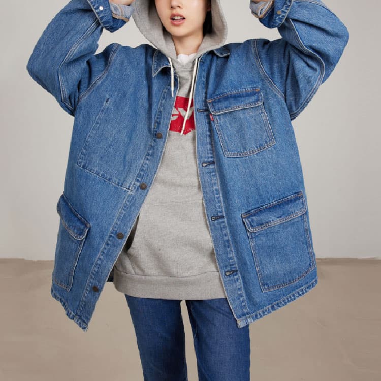 Джинсовая куртка Levis logo - изображение 3