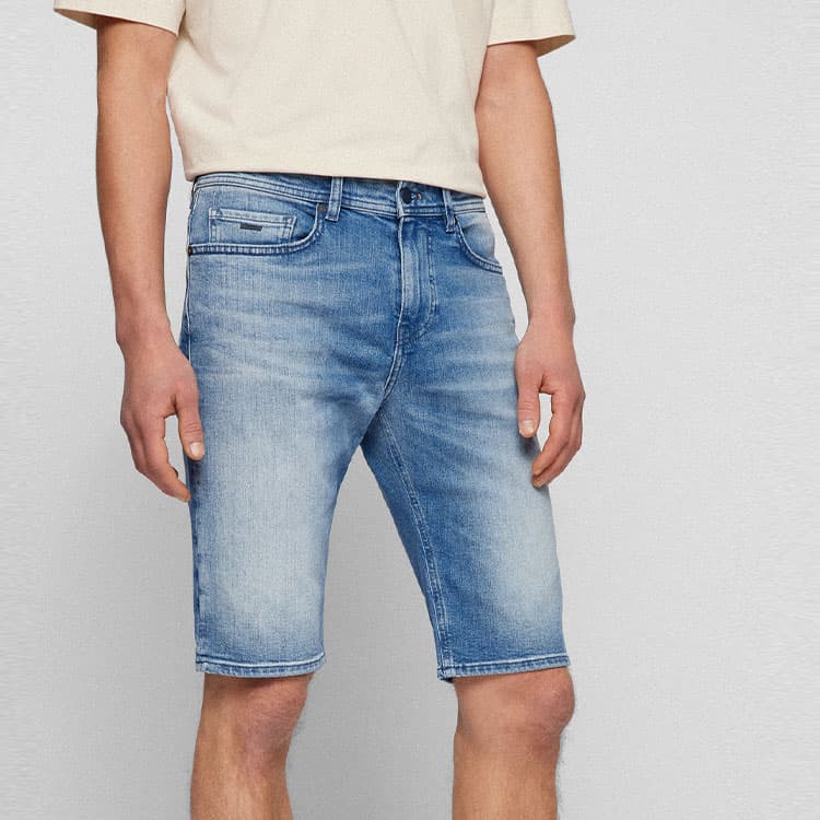 Джинсовые шорты HUGO BOSS SS22 - изображение 4