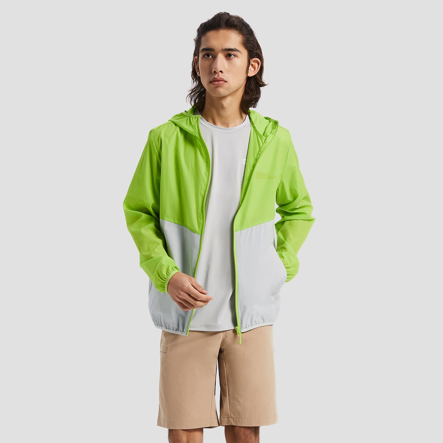 Легкая ветровка Jack Wolfskin Logo Outdoor Jacket - изображение 5
