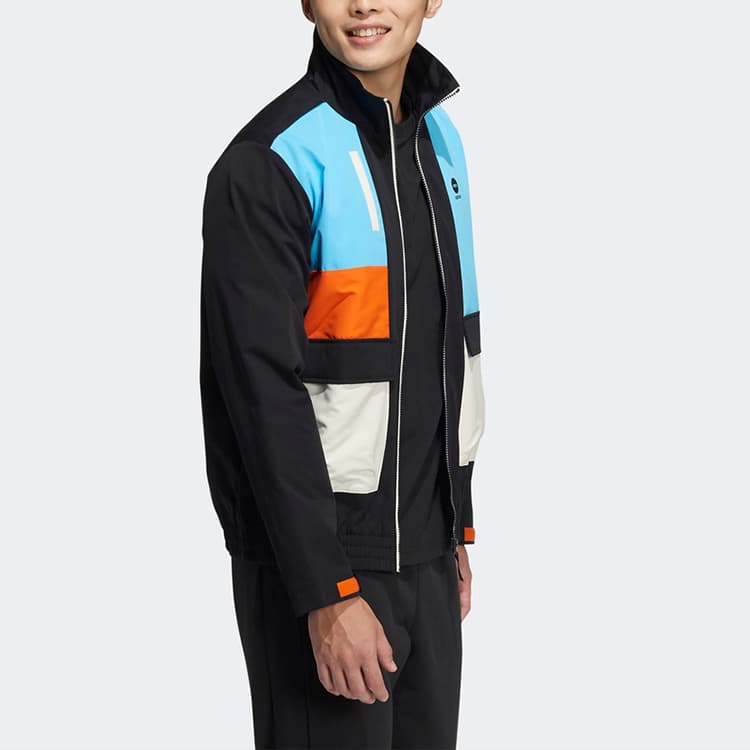 Куртка adidas neo Colorblock Track Jacket Black - изображение 3