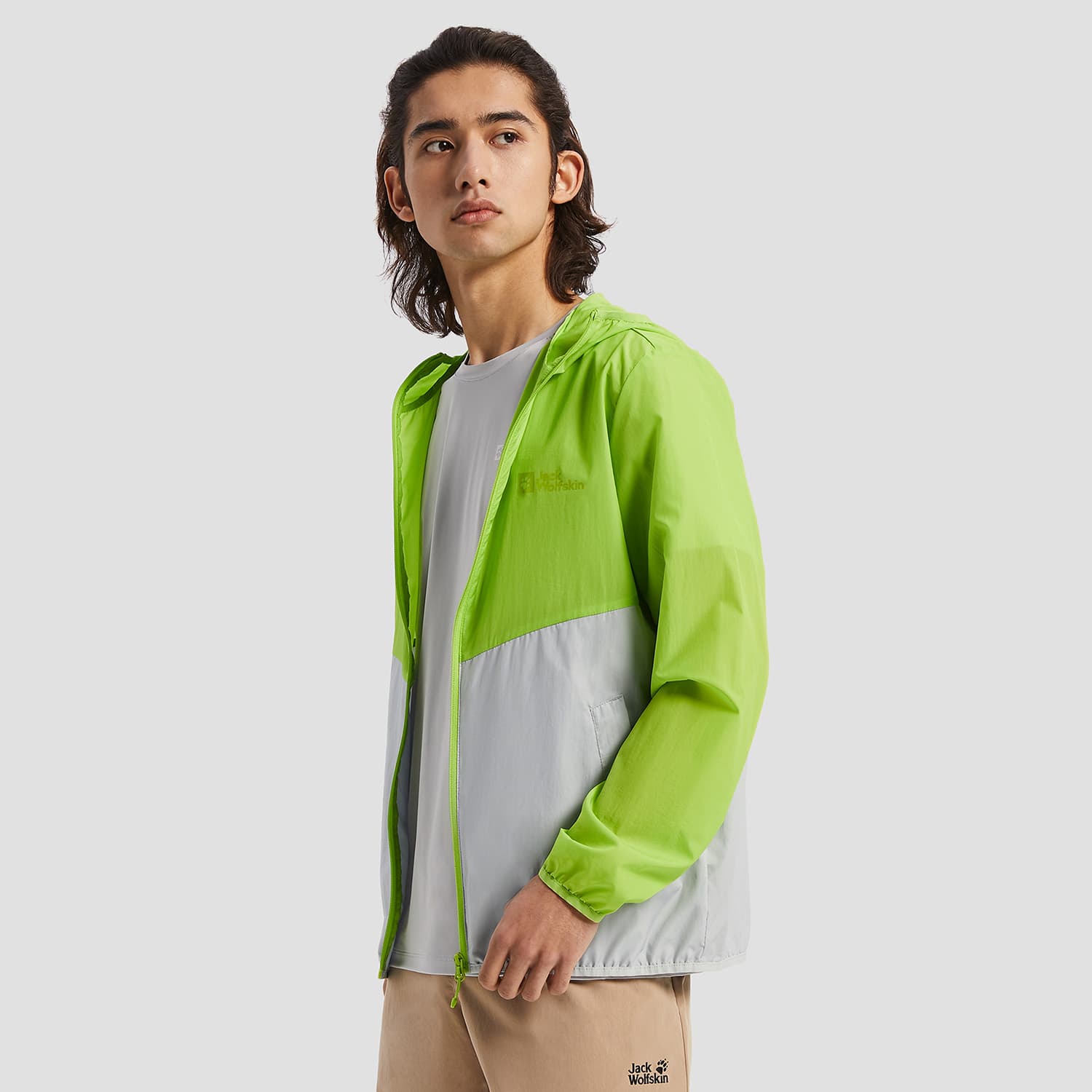 Легкая ветровка Jack Wolfskin Logo Outdoor Jacket - изображение 6