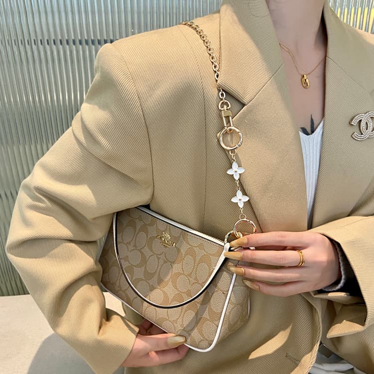 Ремень для сумки COACH Mahjong Bag Set Gold - изображение 3
