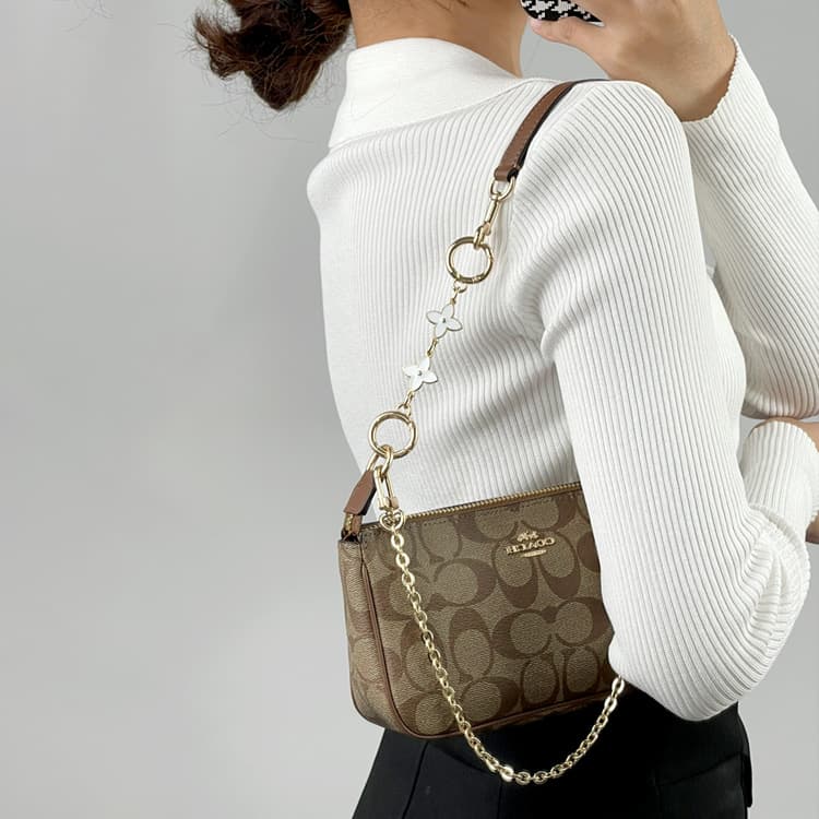 Ремень для сумки COACH Mahjong Bag Set Gold - изображение 6