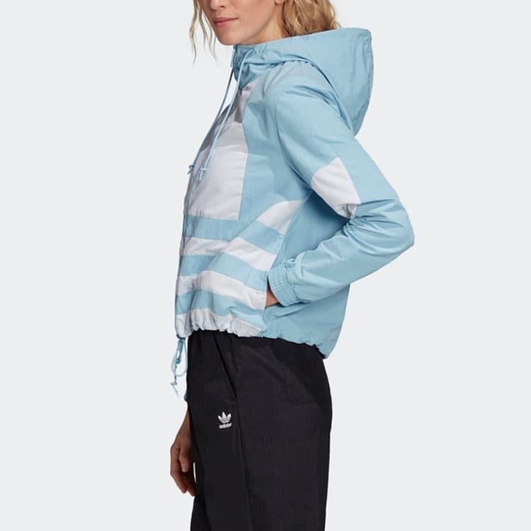 Куртка adidas Originals Trefoil Hoodie Blue - изображение 6