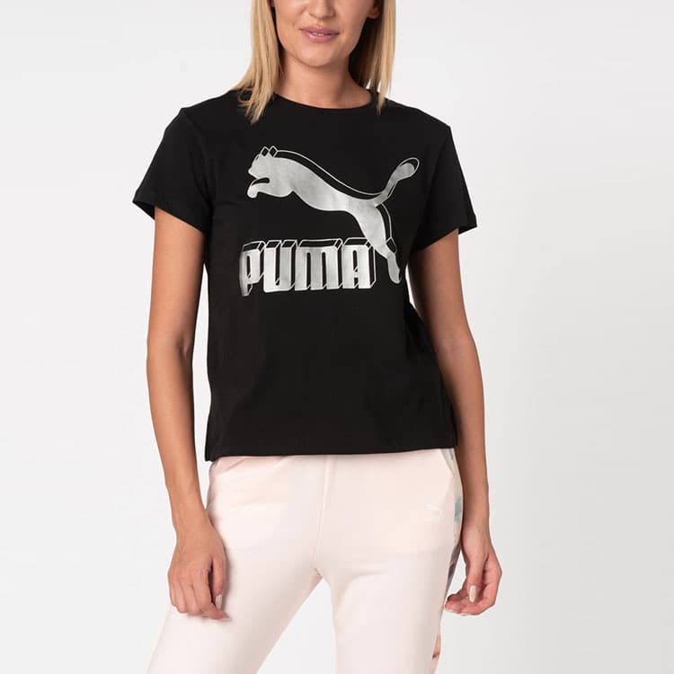 Футболка PUMA Classics Logo Tee Logo T - изображение 4