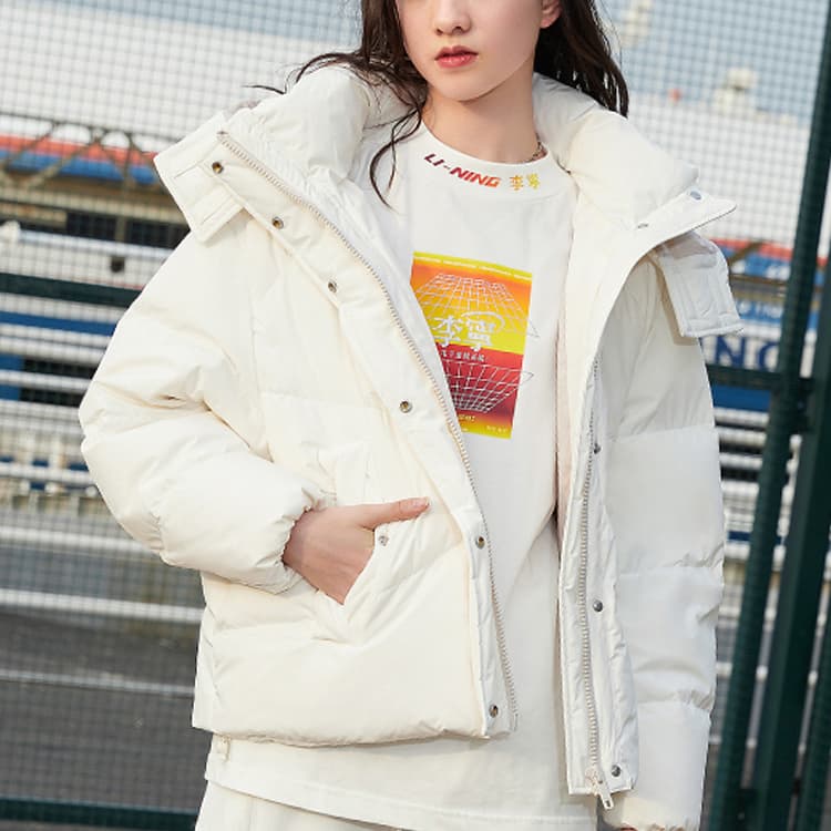 Пуховик Li-Ning Winter Down Jacket White - изображение 3