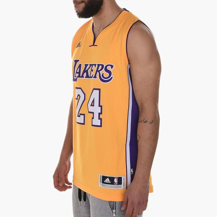 Баскетбольная майка adidas Kobe Bryant Lakers Jersey Yellow - изображение 4