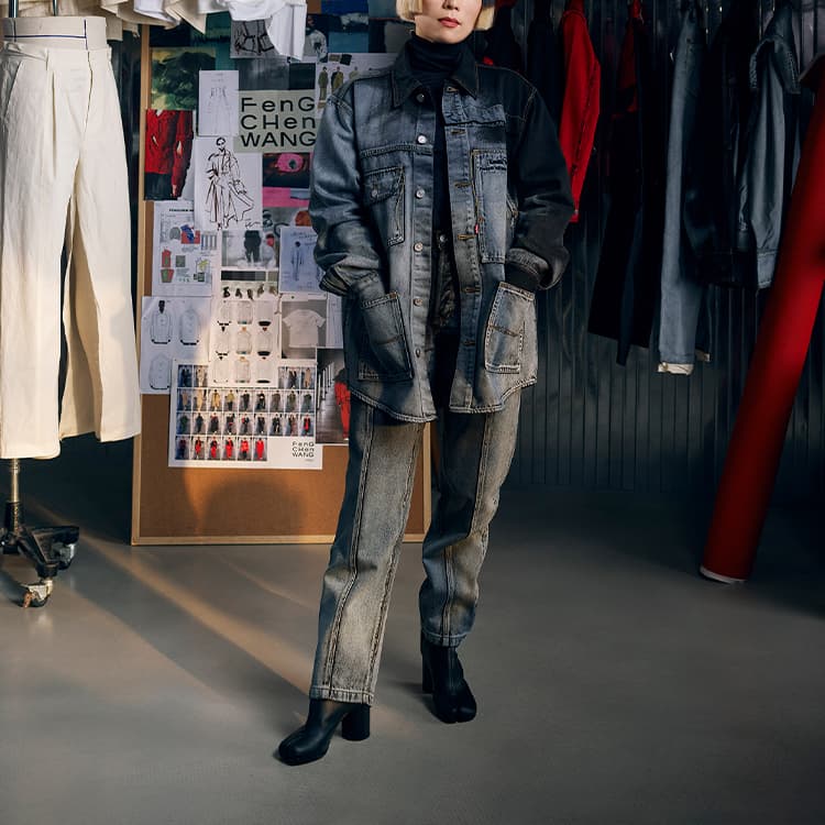 Джинсовая куртка Levis x Feng Chen Wang Denim Jacket - изображение 3