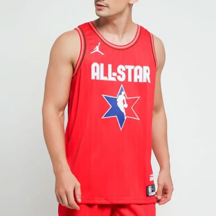 Баскетбольная майка Jordan LeBron James 23 Jersey Red - изображение 5