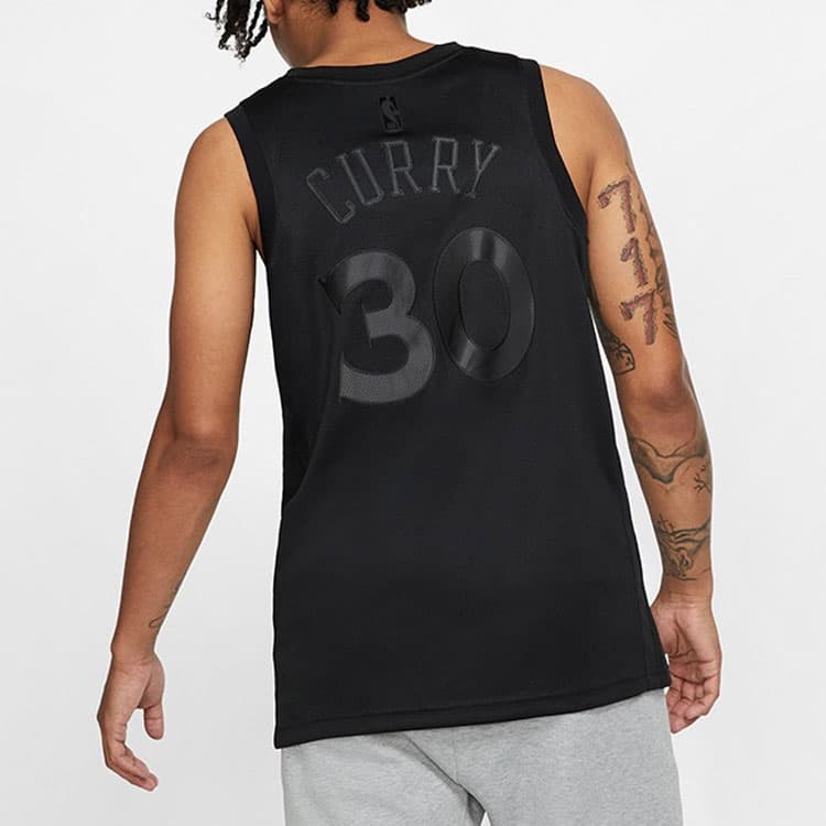 Баскетбольная майка Nike NBA Connected Jersey Golden State Warriors Curry 30 Black - изображение 5