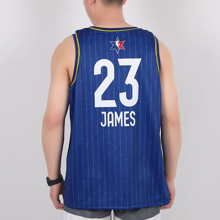 Баскетбольная майка Jordan NBA All-Star Jersey Blue - изображение 4