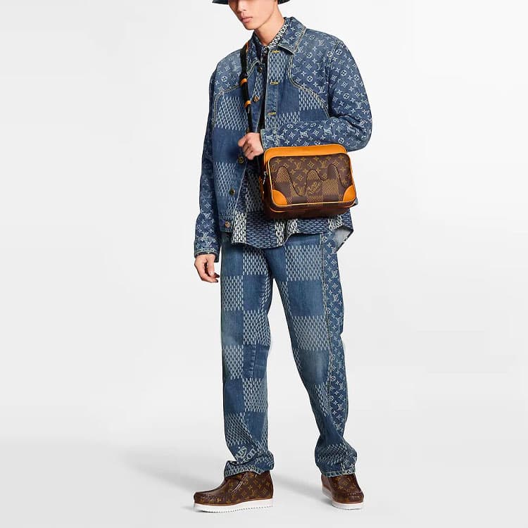 Джинсовая куртка LOUIS VUITTON x nigo LV2 Logo - изображение 3