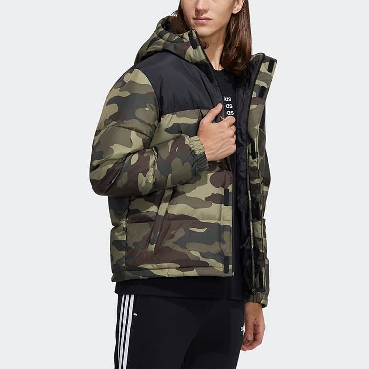 Зимняя куртка adidas neo M Dwn Camo Puff - изображение 4