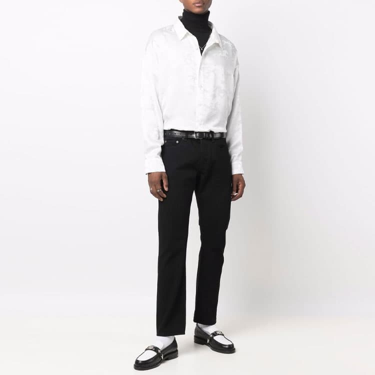 Штаны Saint Laurent Slim Jeans Black - изображение 5