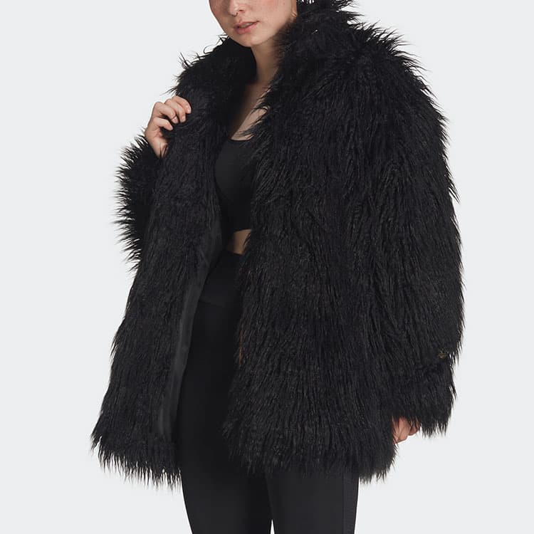 Куртка adidas Originals Fur Jacket Black - изображение 3