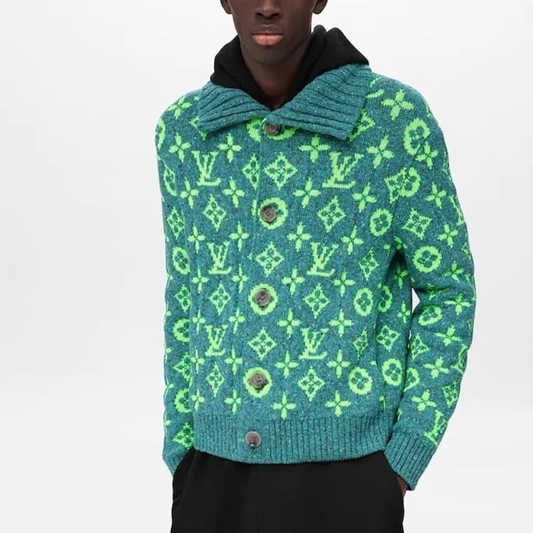 Кофта Louis Vuitton SS22 Limited Edition Sweater Green - изображение 7
