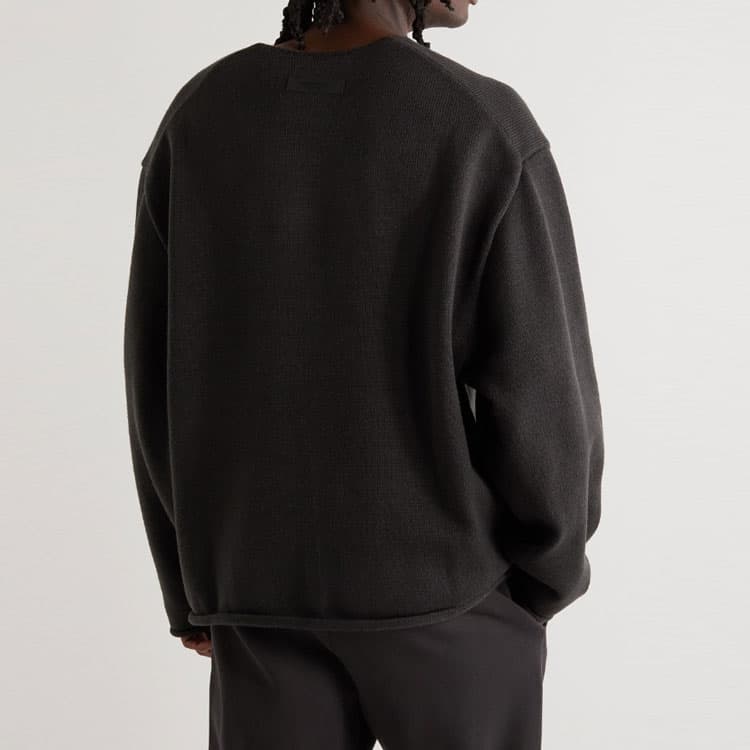 Кофта Fear of God Essentials 1977 Raw Edge Sweater Iron - изображение 2