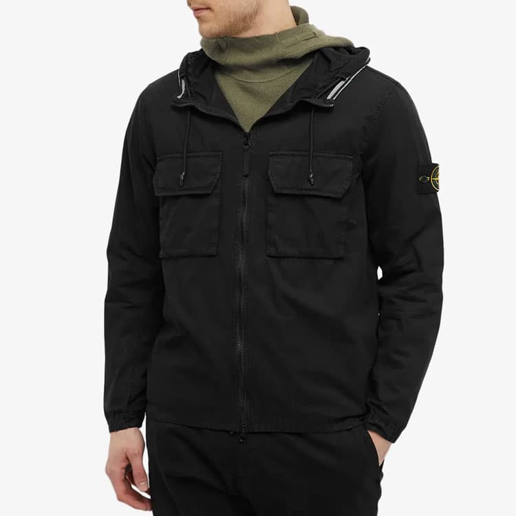 Куртка Stone Island SS22 Black Jacket - изображение 4