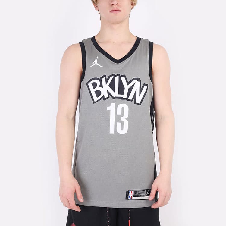 Баскетбольная майка Jordan NBA Brooklyn Nets James Harden 13 Jersey - изображение 4