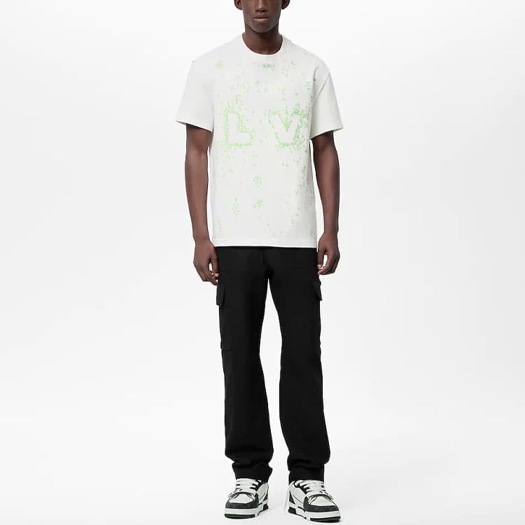 Футболка Louis Vuitton SS22 Spread Logo T-Shirt White - изображение 4