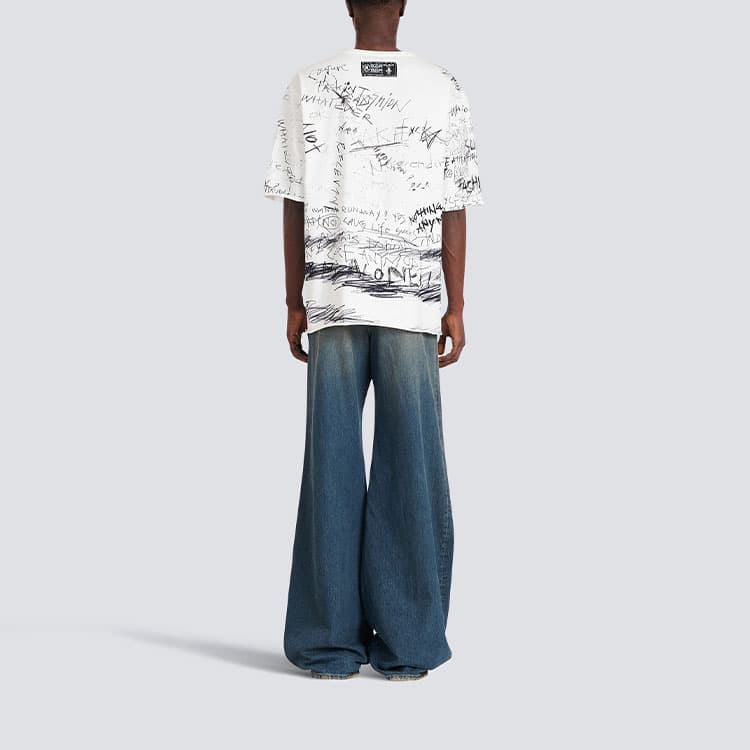 Футболка BALMAIN FW22 LogoT — фото 3