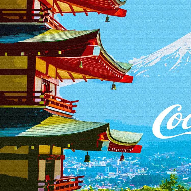 Постер IZON (Ada) Coca-Cola's trip to Japan 42*30cm - изображение 4