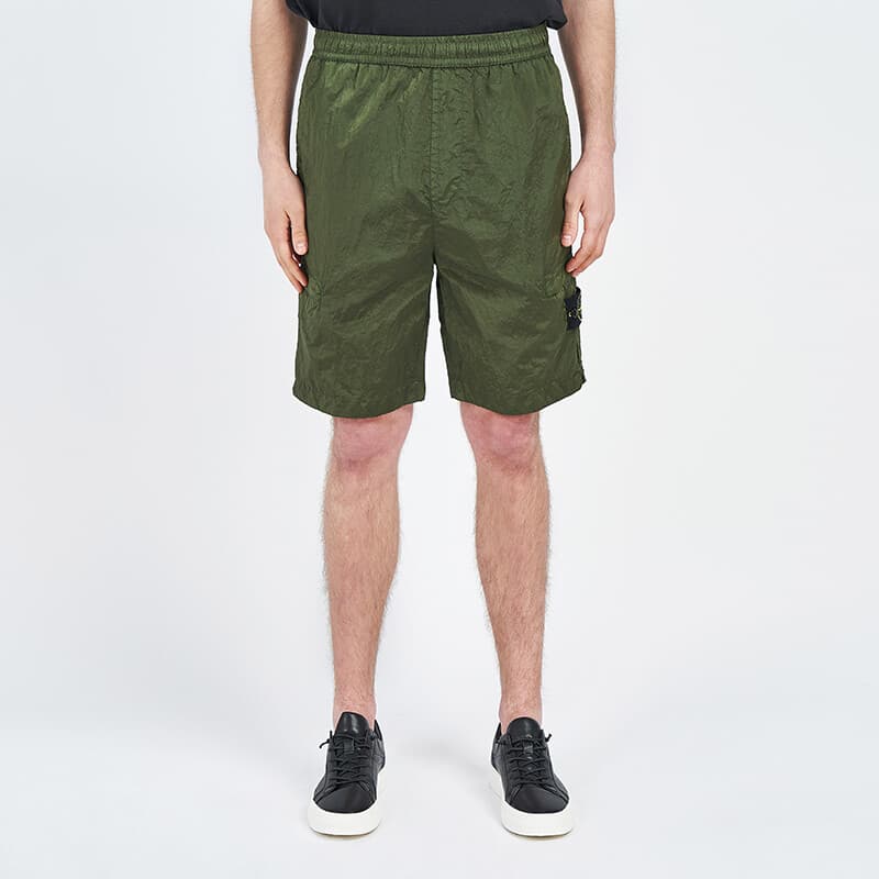 Шорты Stone Island Shorts Green - изображение 4