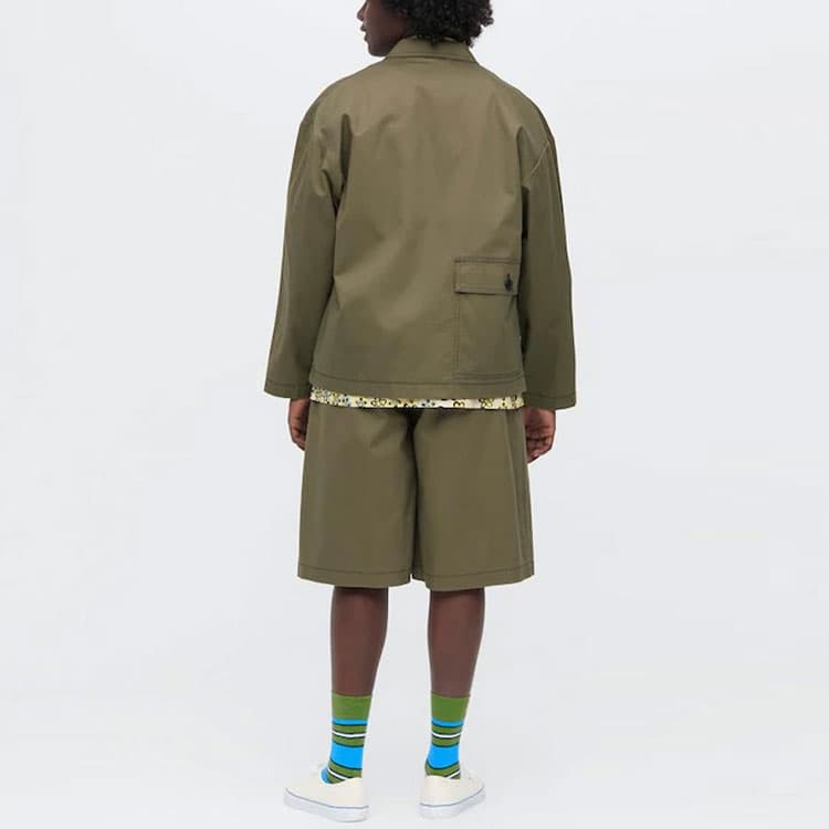 Шорты UNIQLO x MARNI Shorts Deep Olive - изображение 4