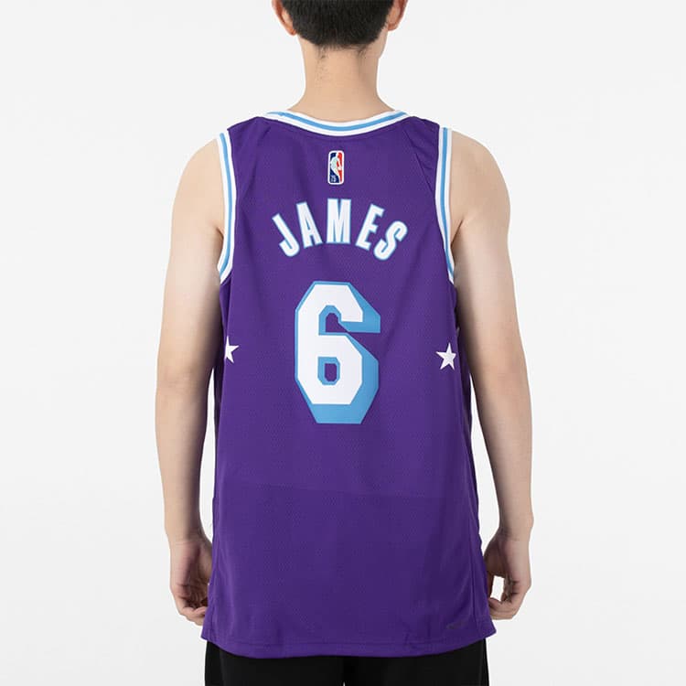 Баскетбольная майка Nike NBA Los Angeles Lakers LeBron James 6 Jersey - изображение 4
