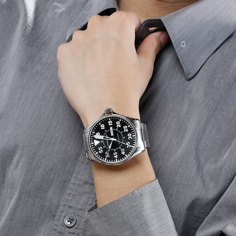 Часы Hamilton Khaki Aviation Pilot H64715135 - изображение 7