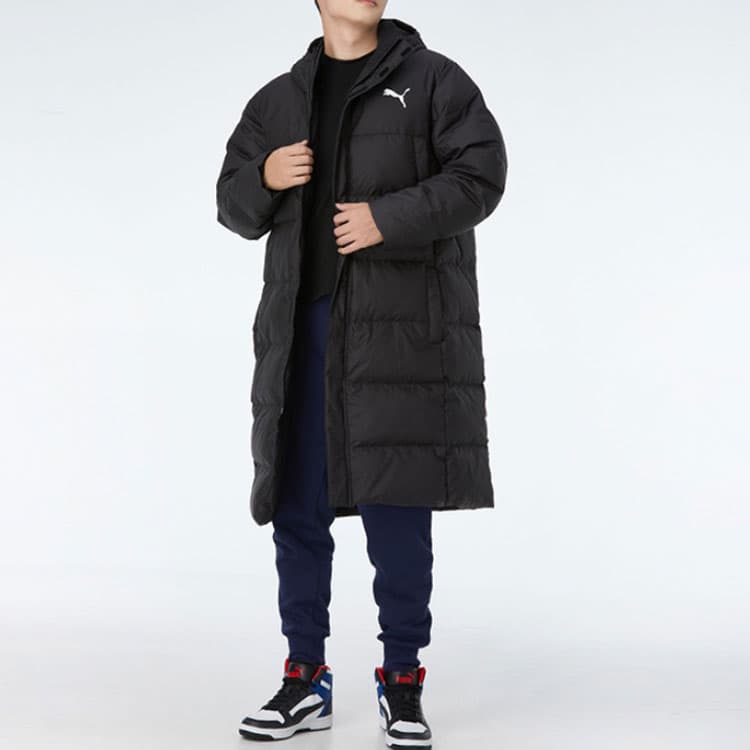 Зимняя куртка PUMA Long Oversized Down Jacket Black - изображение 6
