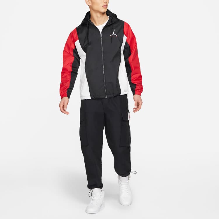 Куртка Jordan Logo Windbreaker Jacket Black - изображение 3