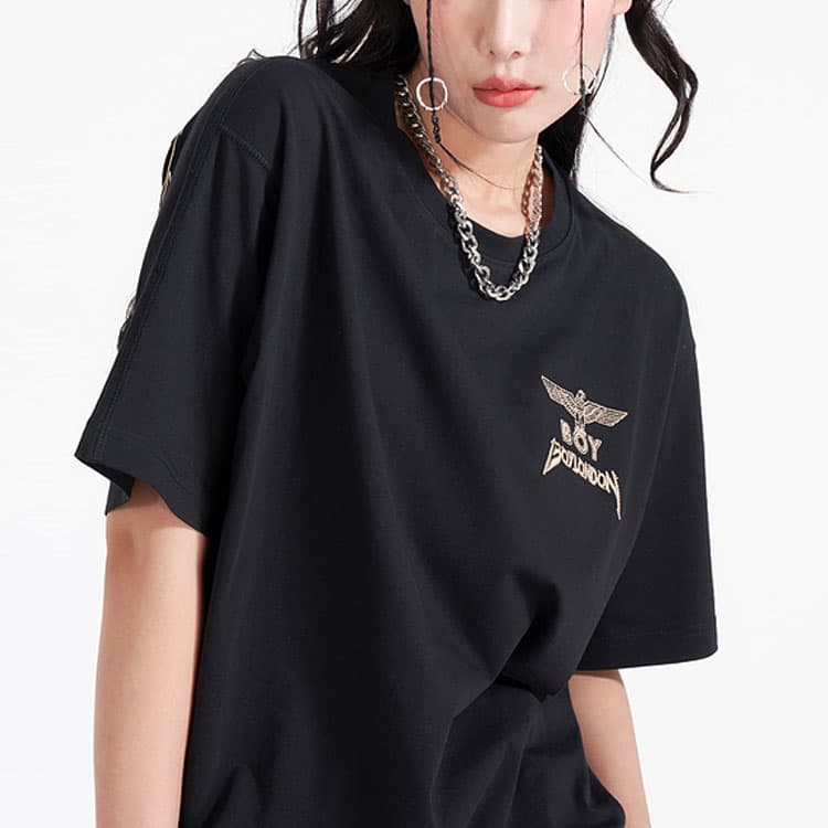 Футболка Boy London SS22 Logo Embroidered T-Shirt Black - изображение 5