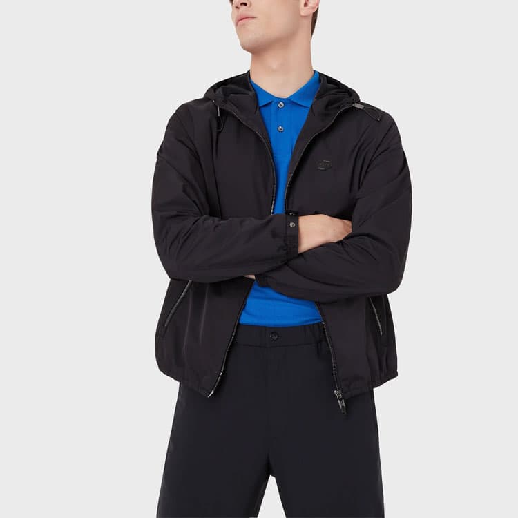 Куртка Emporio Armani FW21 Hooded Jacket Navy - изображение 5