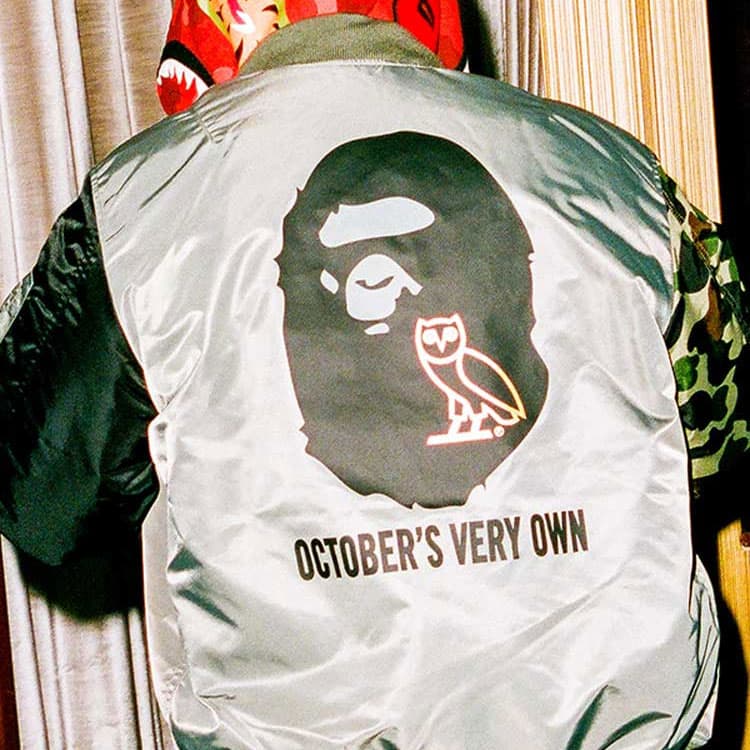 Куртка BAPE x Ovo FW22 Jacket Green - изображение 4