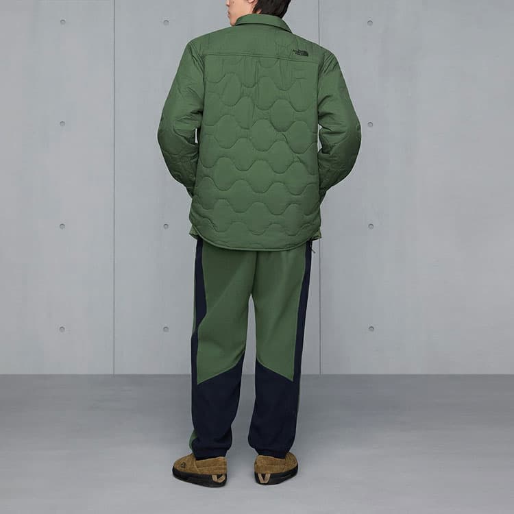 Зимняя куртка пуховик The North Face Urban Exploration Green - изображение 5
