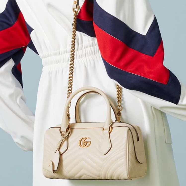 Сумка GUCCI Marmont Small Shoulder Bag White - изображение 11