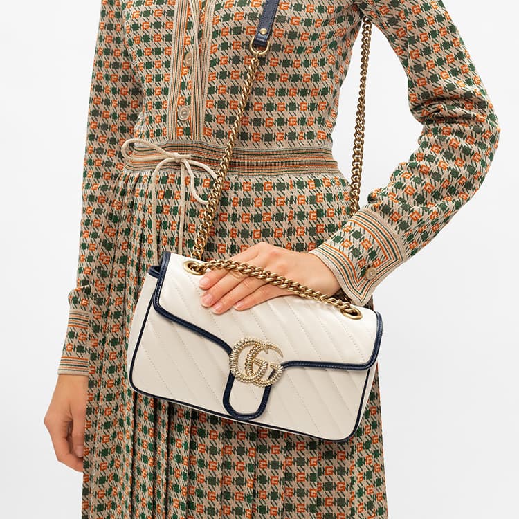 Сумка через плечо GUCCI GG Marmont Logo - изображение 6