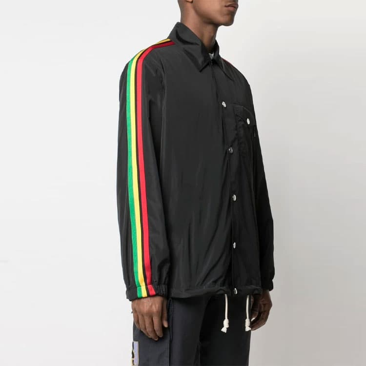 Куртка Palm Angels SS21 Logo Jacket Black - изображение 4