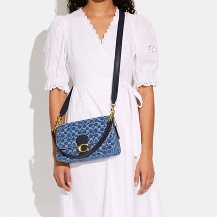 Мини-сумка COACH Tabby 26 Denim - изображение 6
