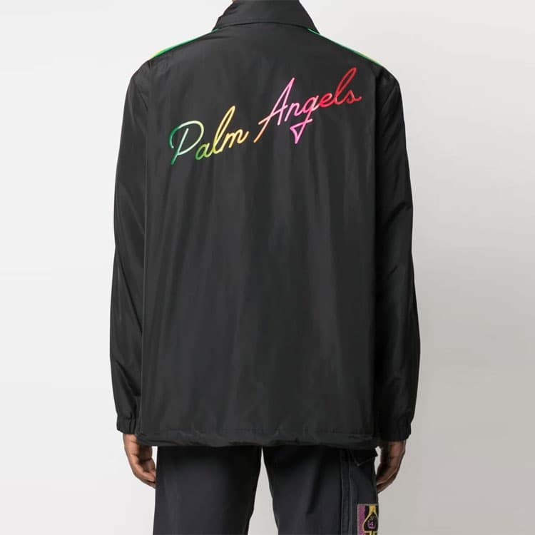 Куртка Palm Angels SS21 Logo Jacket Black - изображение 3