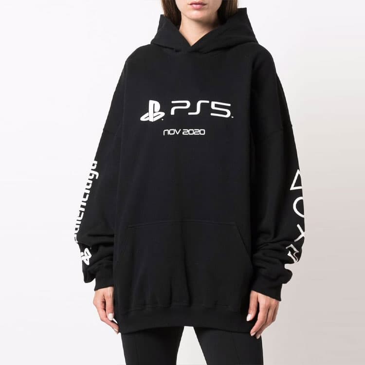 Худи Balenciaga Hoodie Black - изображение 4