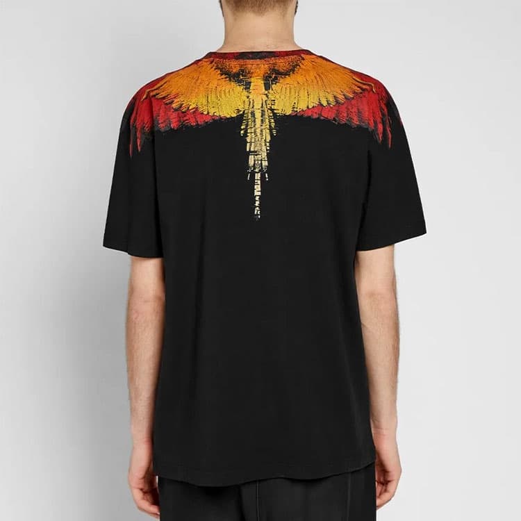 Футболка Marcelo Burlon Orange Wings T-Shirt - изображение 3
