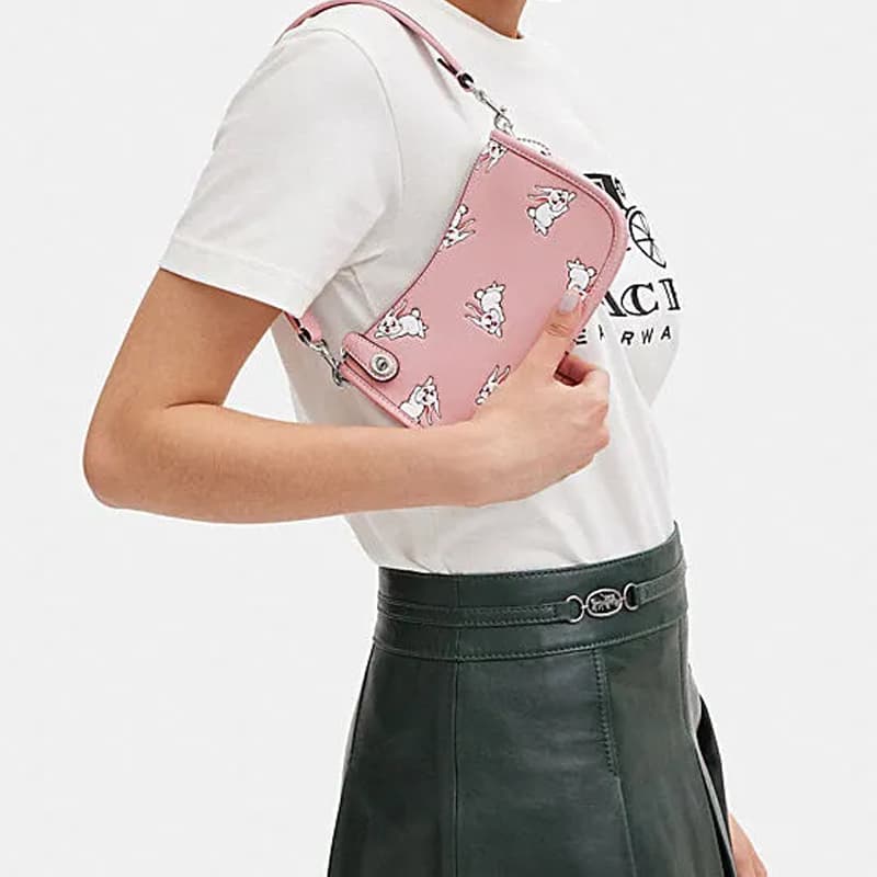 Мини-сумка COACH Swinger 20 Pink - изображение 4